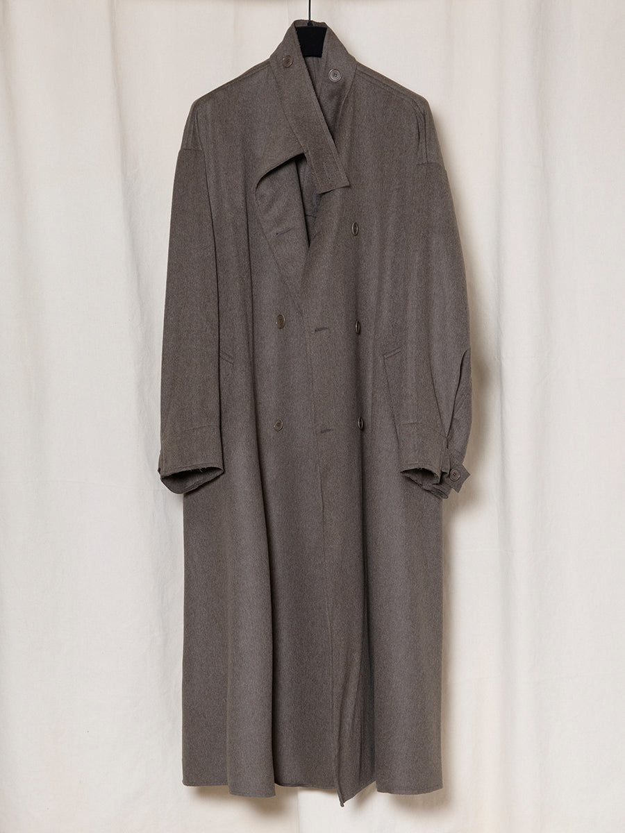 PRE-ORDER S19 NO.65 HEAVY WOOL OVERSIZED COAT