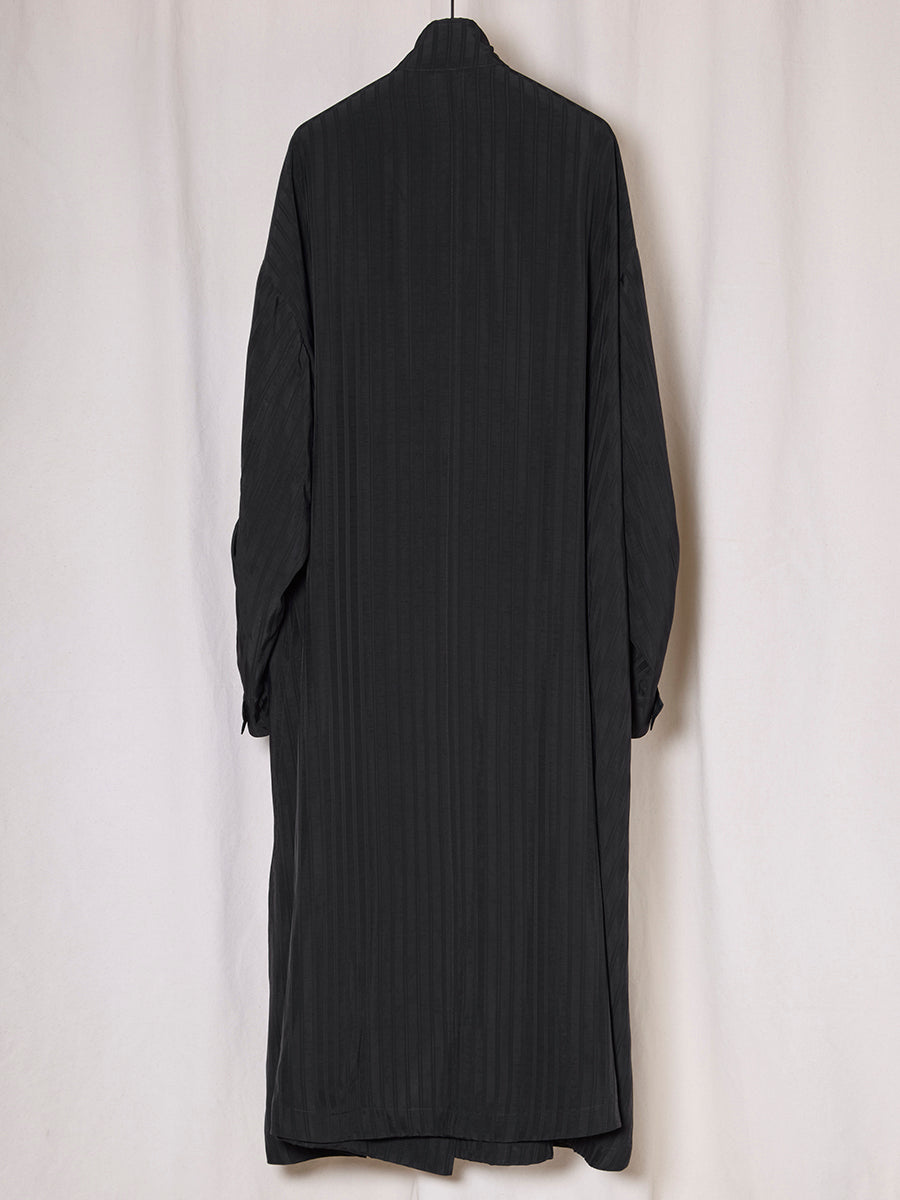 PREORDER S20 NO.65 JACQUARD STRIPE OVERSIZED COAT