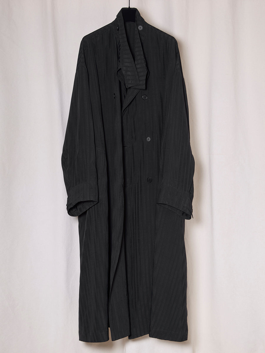 PREORDER S20 NO.65 JACQUARD STRIPE OVERSIZED COAT