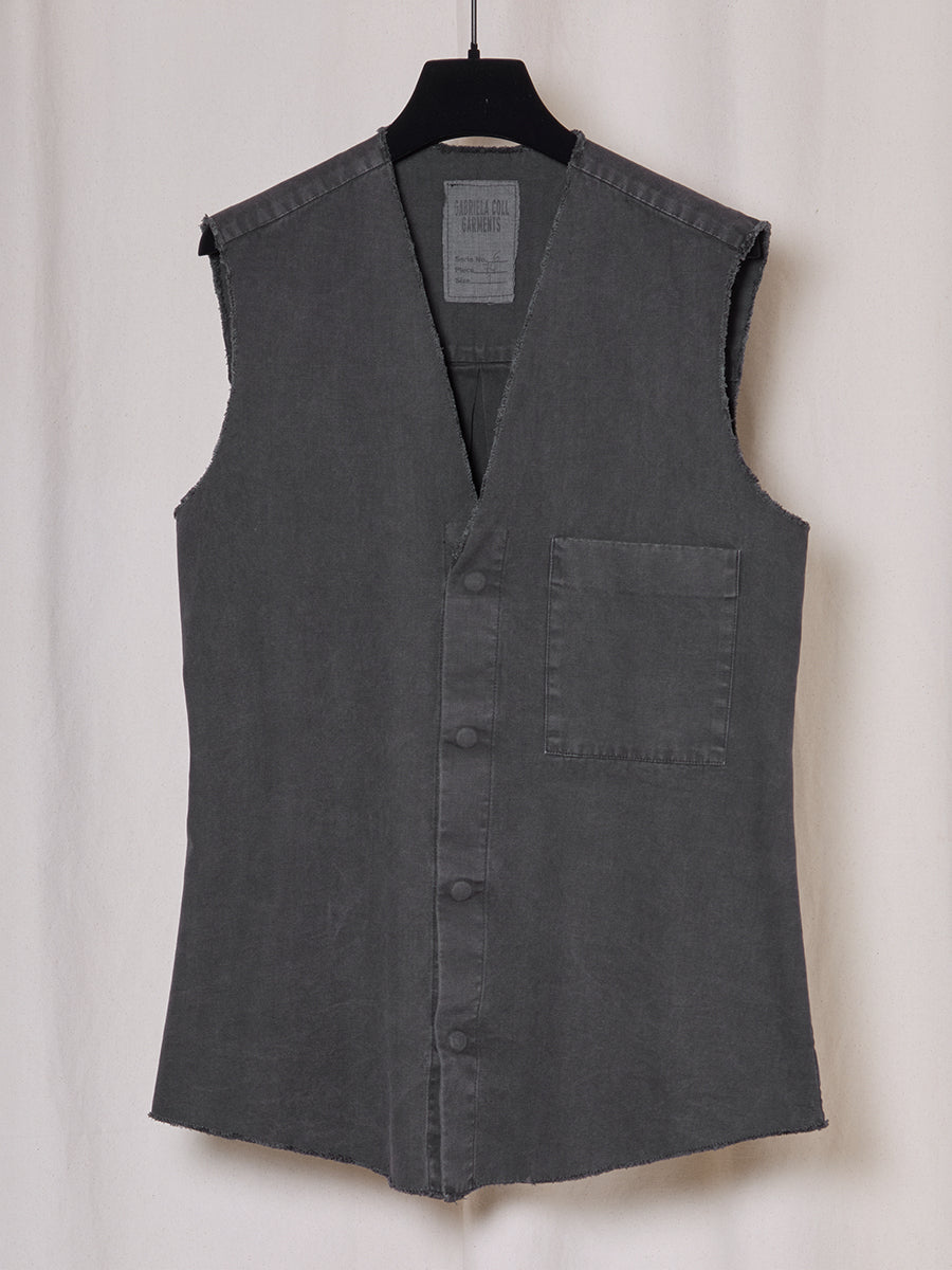 PREORDER S20 NO.74 THIN CANVAS SLEEVELESS SHIRT