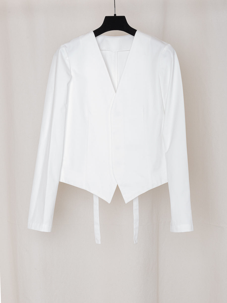 ARCHIVE NO.81 GABARDINE VEST JACKET