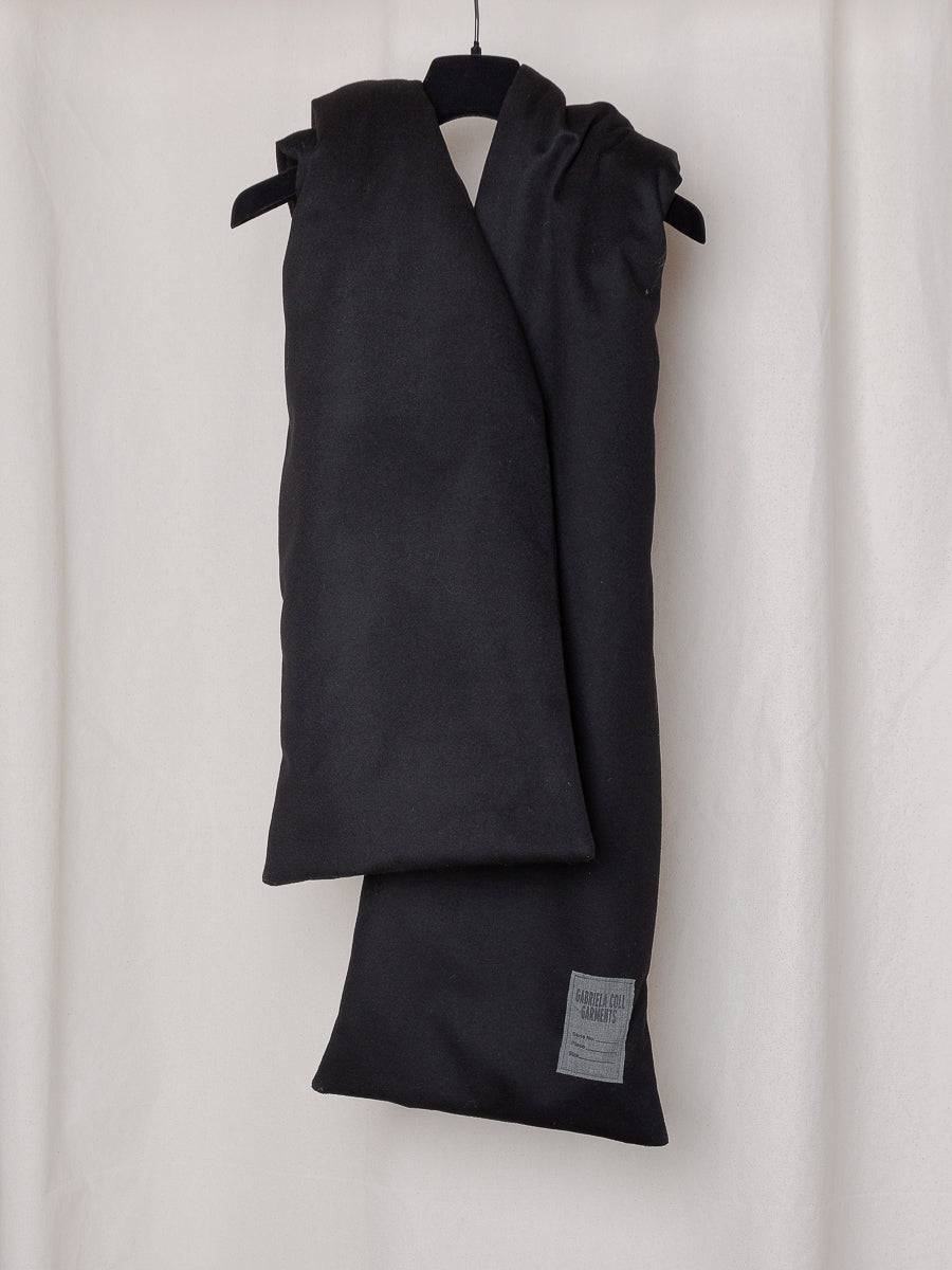 S17 NO.110 HEAVY WOOL PADDED POCKET SCARF