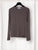 S17 NO.87 BROWN COTTON LONG SLEEVE T-SHIRT