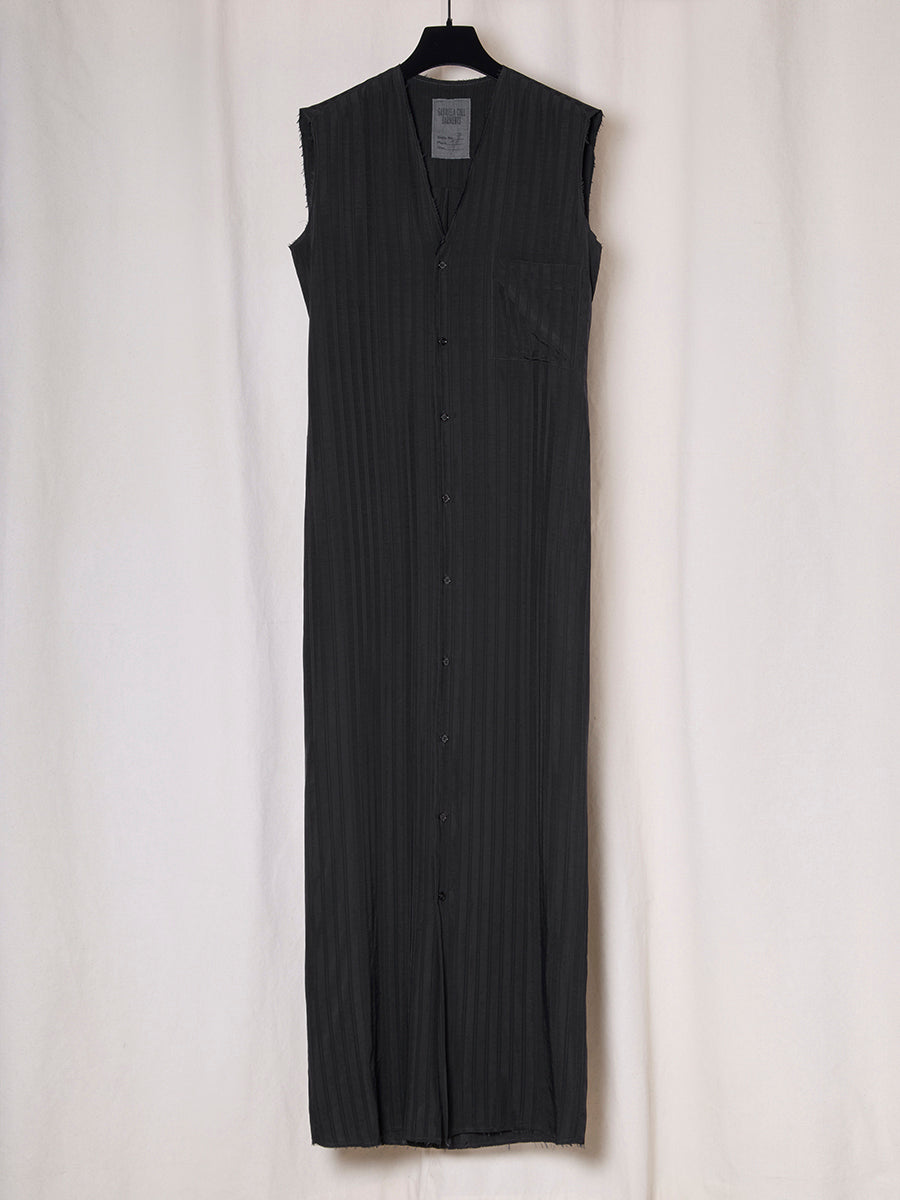 PREORDER S20NO.90 JACQUARD STRIPE SLEEVELESS DRESS S7-90