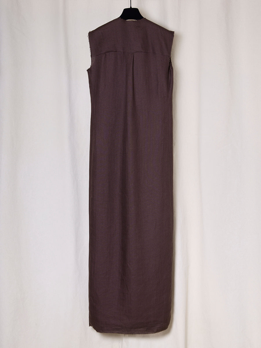 PREORDER S20 NO.90 LINEN SLEEVELESS DRESS