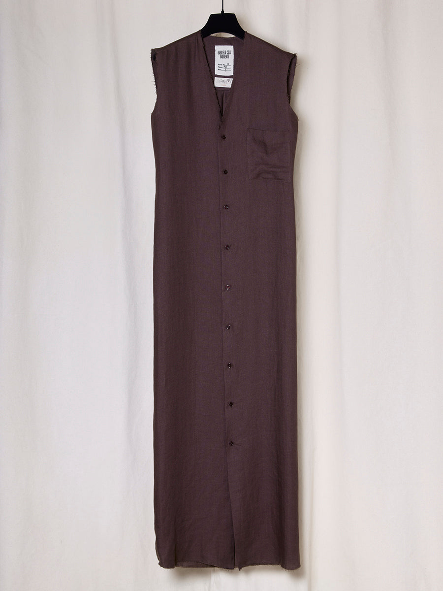 PREORDER S20 NO.90 LINEN SLEEVELESS DRESS