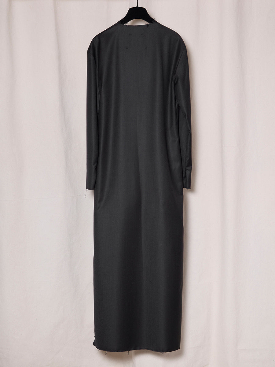 PRE-ORDER S19 NO.125 FINE WOOL LONGSLEEVE DRESS