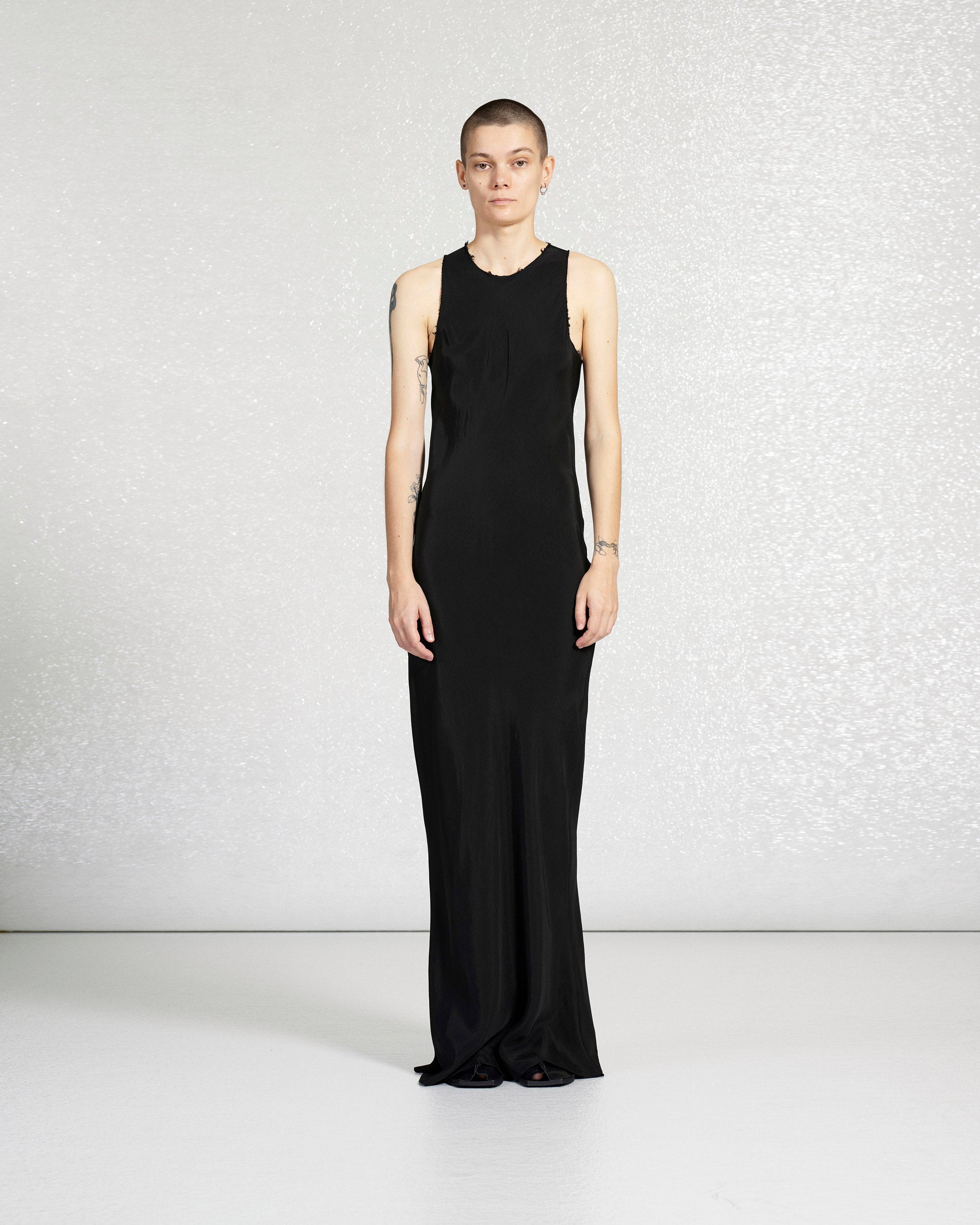 S18 NO.303 CUPRO BIAS CUT DRESS