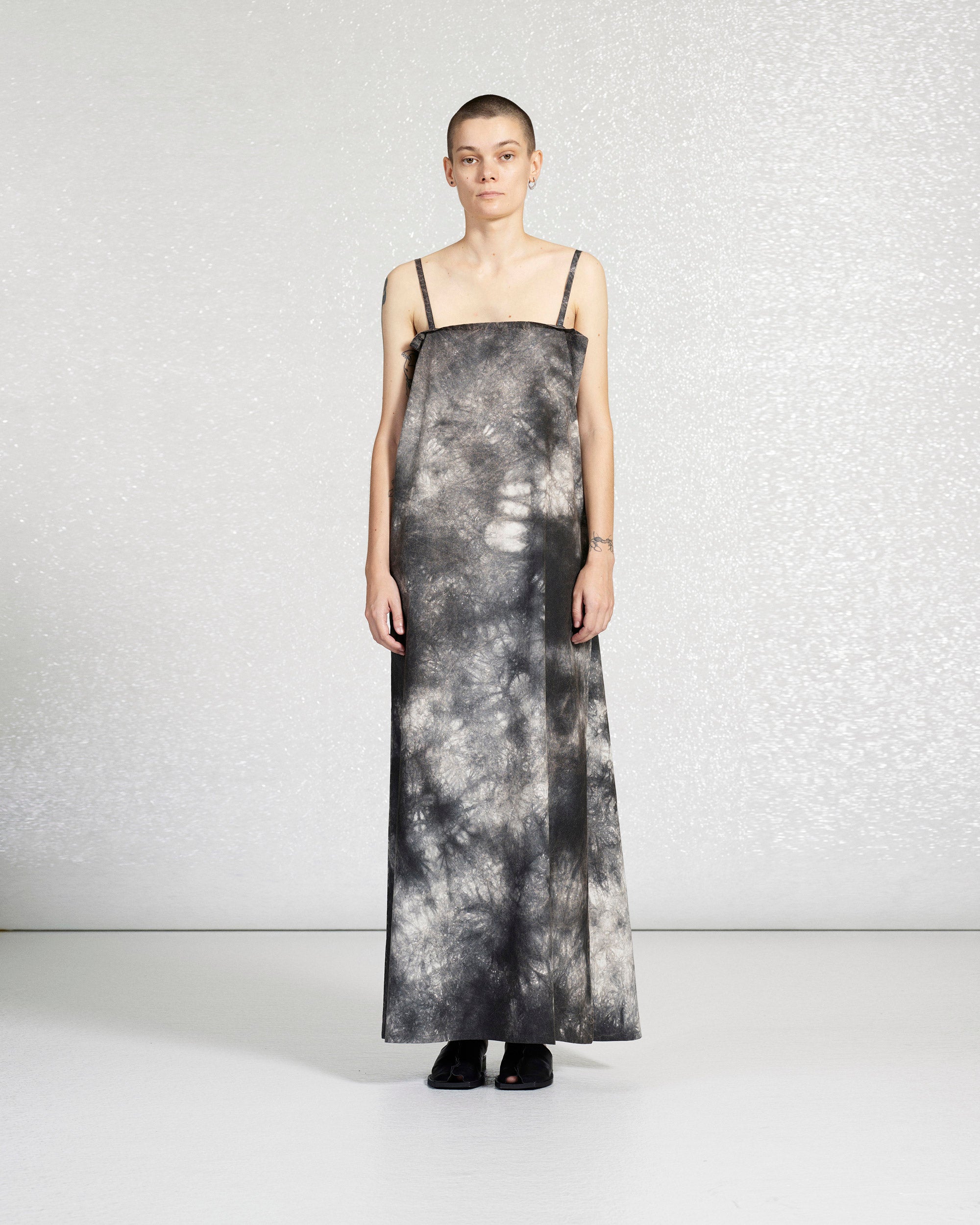 S18 NO.332 POPLIN STRAP POCKET DRESS