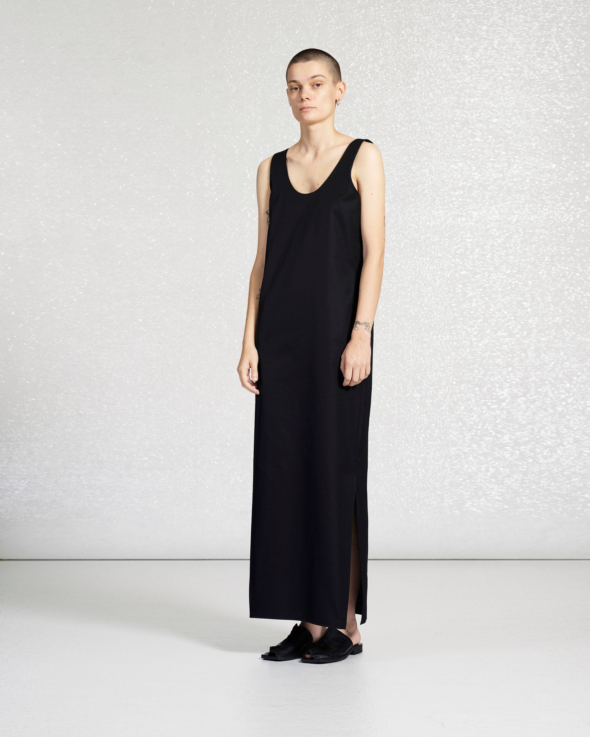 S18 NO.100 GABARDINE SLIP DRESS