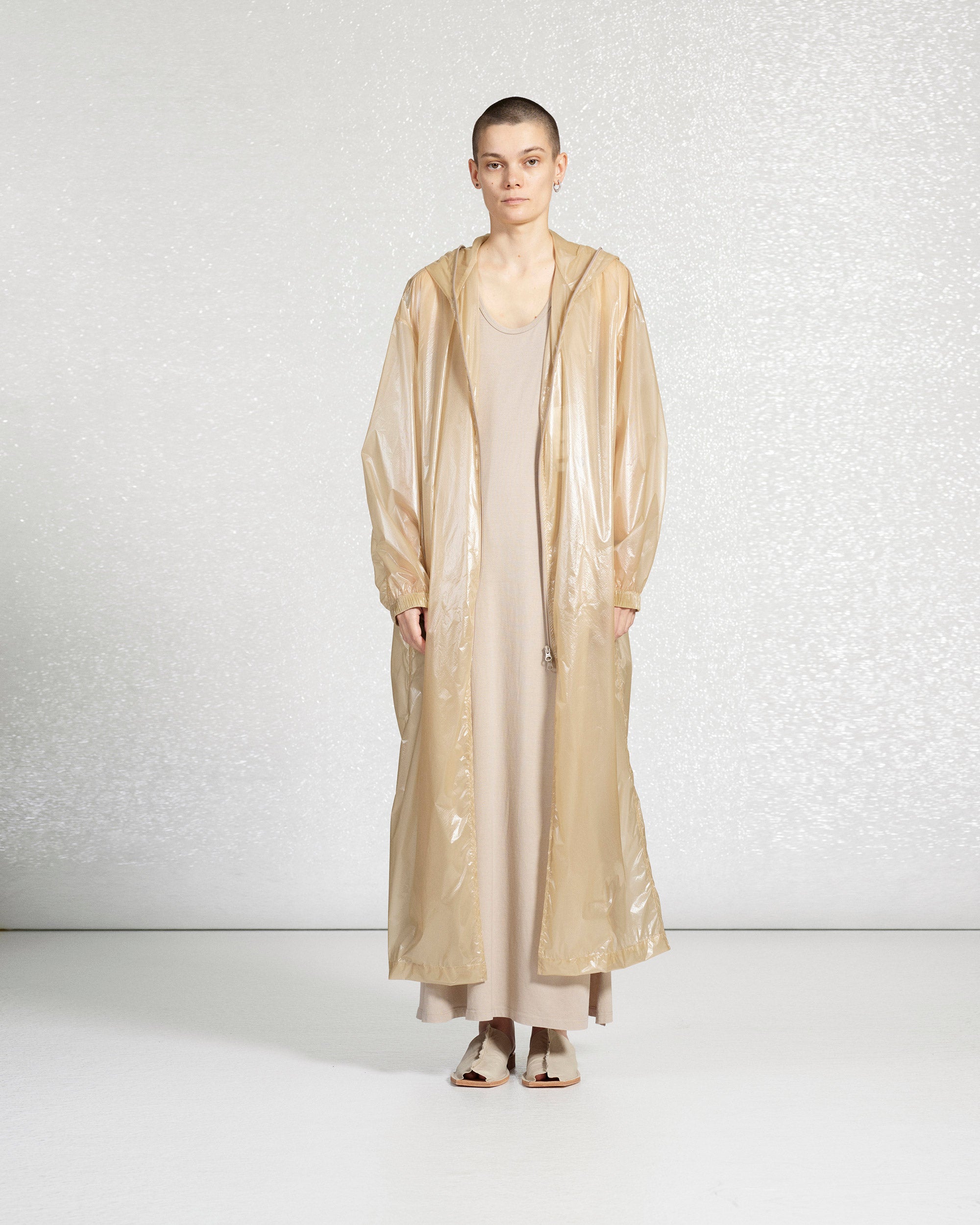 S18 NO.327 STONE ORGANIC COTTON TANK DRESS