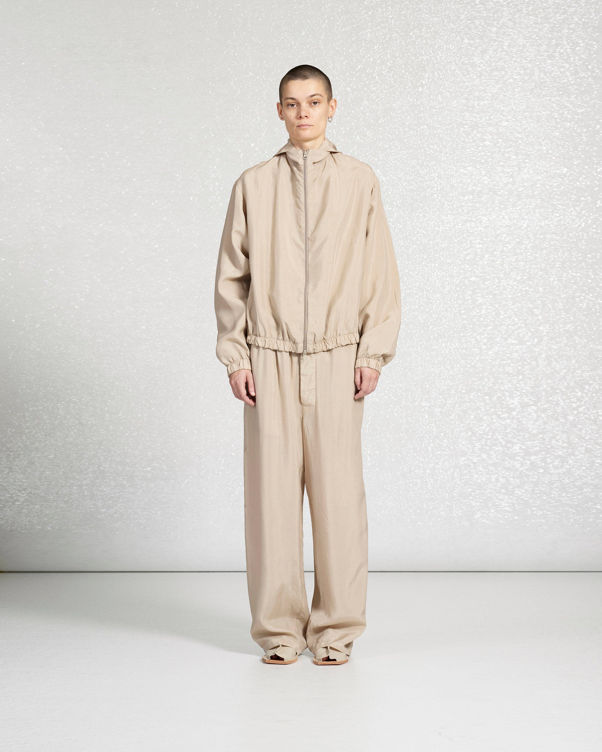 S18 NO.288 CUPRO DRAWSTRING TROUSERS